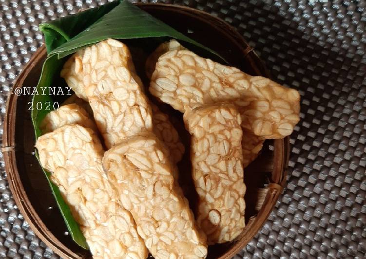 Tempe Daun Goreng Bumbu Garam