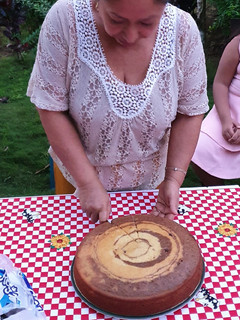 Una foto de Torta de naranja y chocolate 🍊🍫