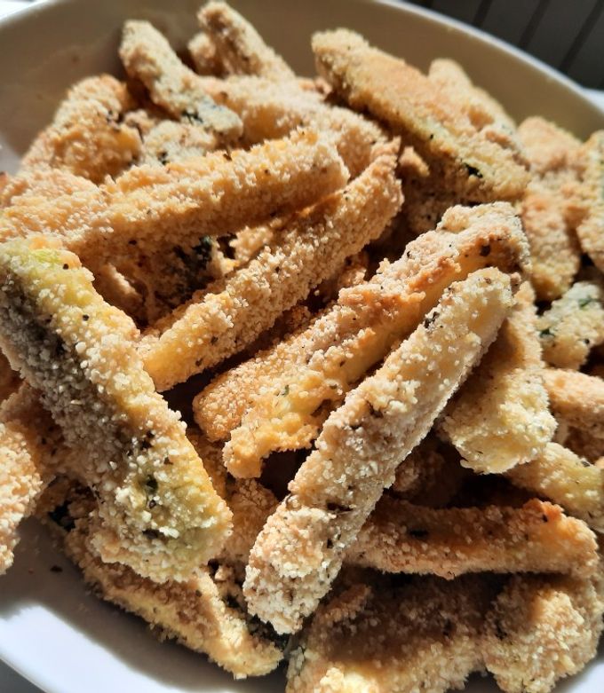 Foto principal de Verduras con rebozado vegano al horno