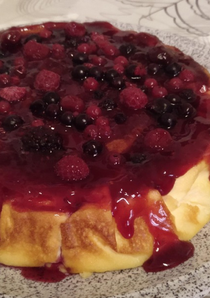 Una foto de Tarta de queso esponjosa