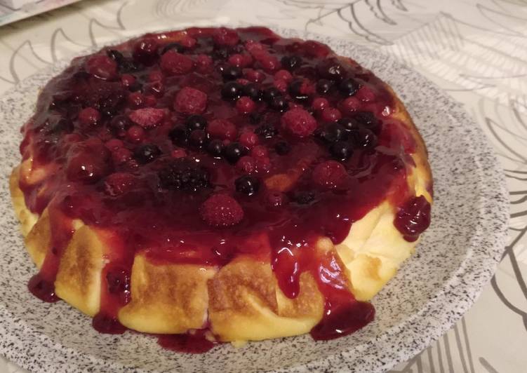 Tarta de queso esponjosa