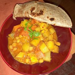 A picture of Winter veg vegan curry.