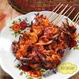 Sate udang bakar