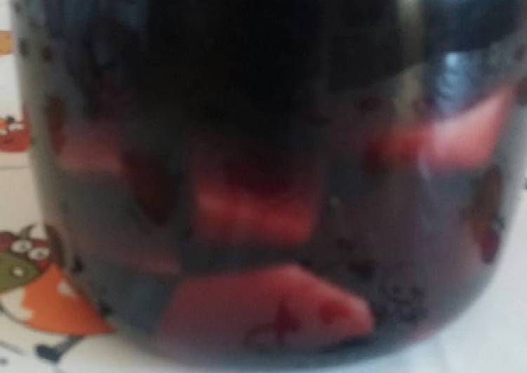 Sangría (vino con frutas)