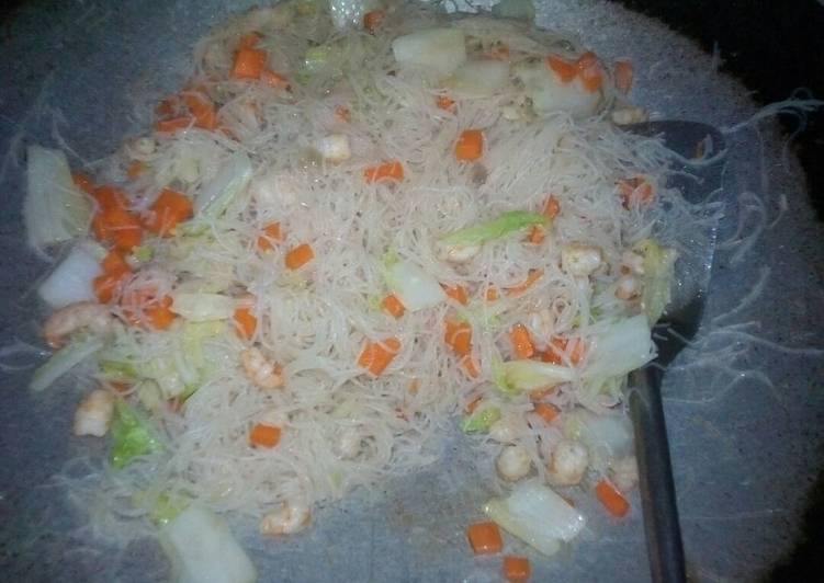 Bagaimana meracik Mihun beras nikmat yang Enak Banget