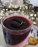 Pannacotta dâu tằm (bột pannacotta pha sẵn)