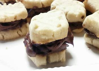 Fresh, Making Recipe My lil Shortbread Cookies with Chocolate Delicious Simple