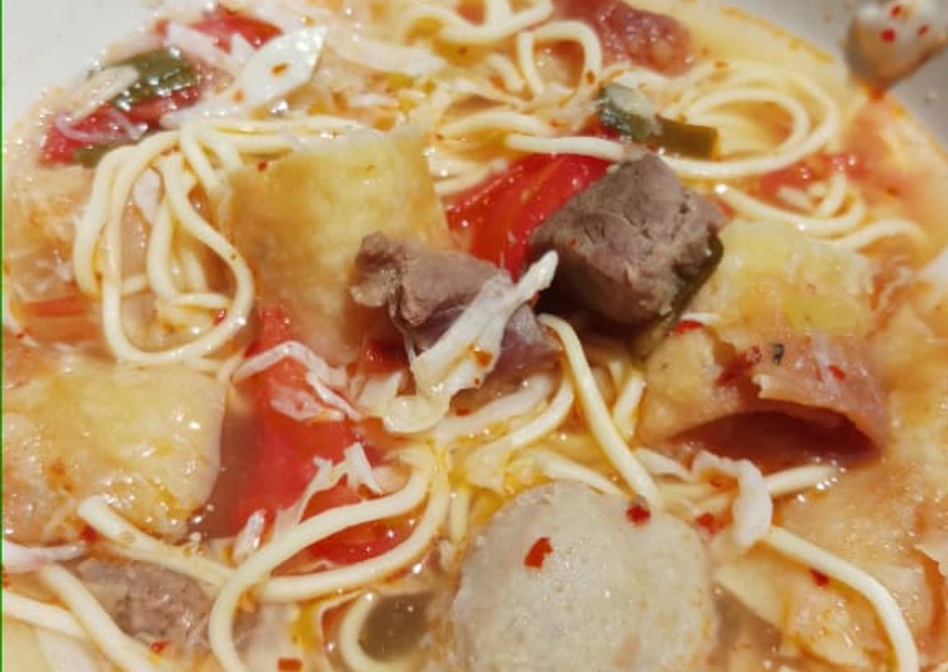 Soto mie segar Dan simple