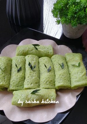 Foto resep Dadar gulung pandan