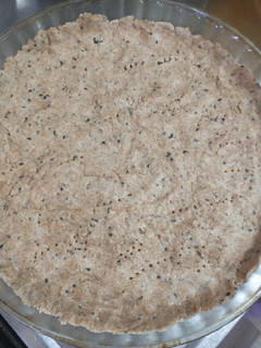 Una foto de Masa de tarta integral con semillas
