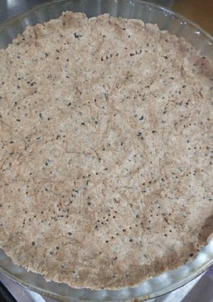 Una foto de Masa de tarta integral con semillas
