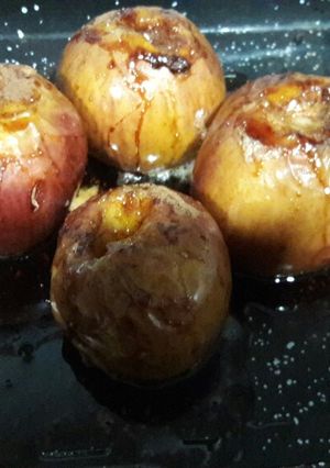 Una foto de Manzanas al horno