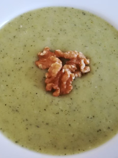 Una foto de Crema de calabacín