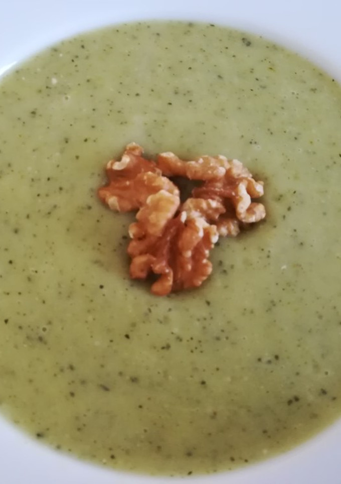 Una foto de Crema de calabacín