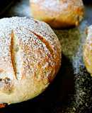 Walnut Rye Bread (Low Oil, Low Sugar)