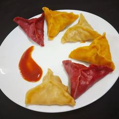A picture of Carrot beetroot Veg momo.