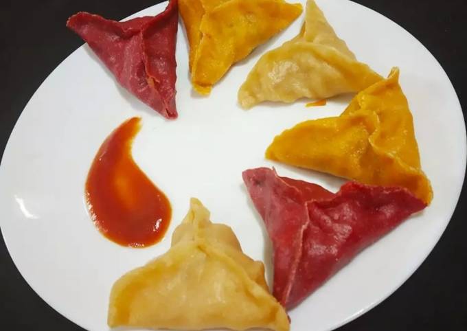 Carrot beetroot Veg momo