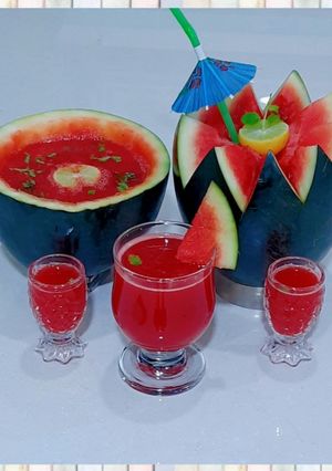 A picture of Watermelon Sharbat.
