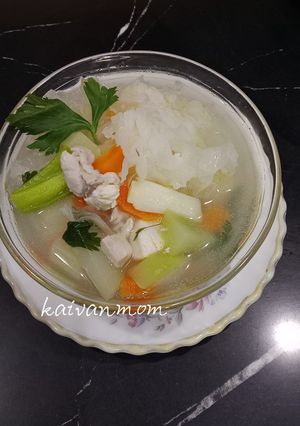 Foto resep Sup Jamur Salju