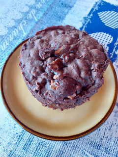 Una foto de Brownie al microondas