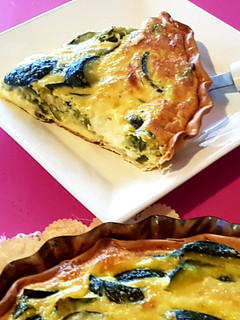 Una foto de Tarta de zapallitos a la crema estilo "soufflé"
