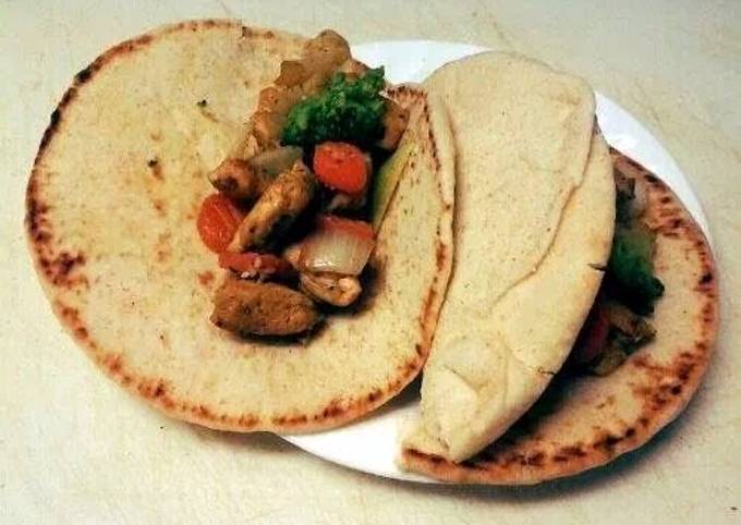 Curry Chicken Pitas