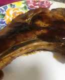 Chuleta de cerdo con salsa de tamarindo