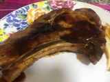 Chuleta de cerdo con salsa de tamarindo