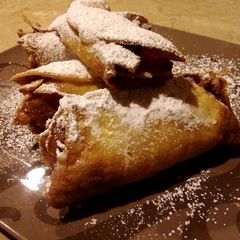 A picture of Chimichanga Cheesecake.