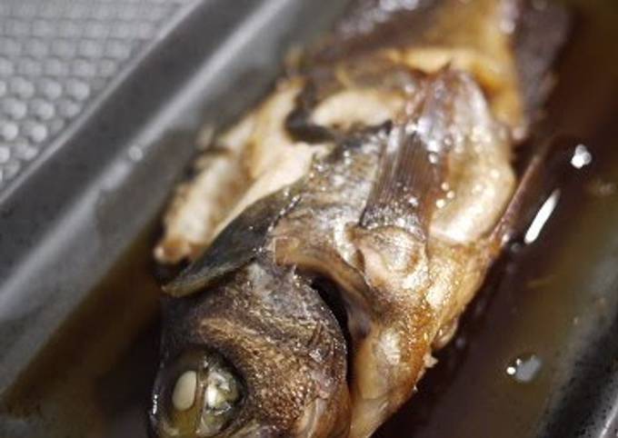 Recipe of Homemade Preparing Simmered Black Rockfish