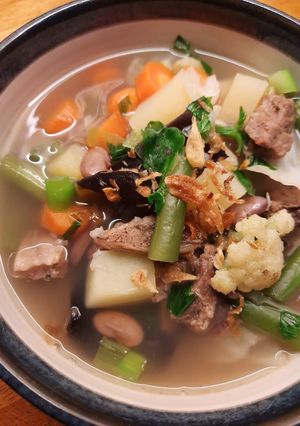 Foto resep Sop Daging Bening Kacang Merah