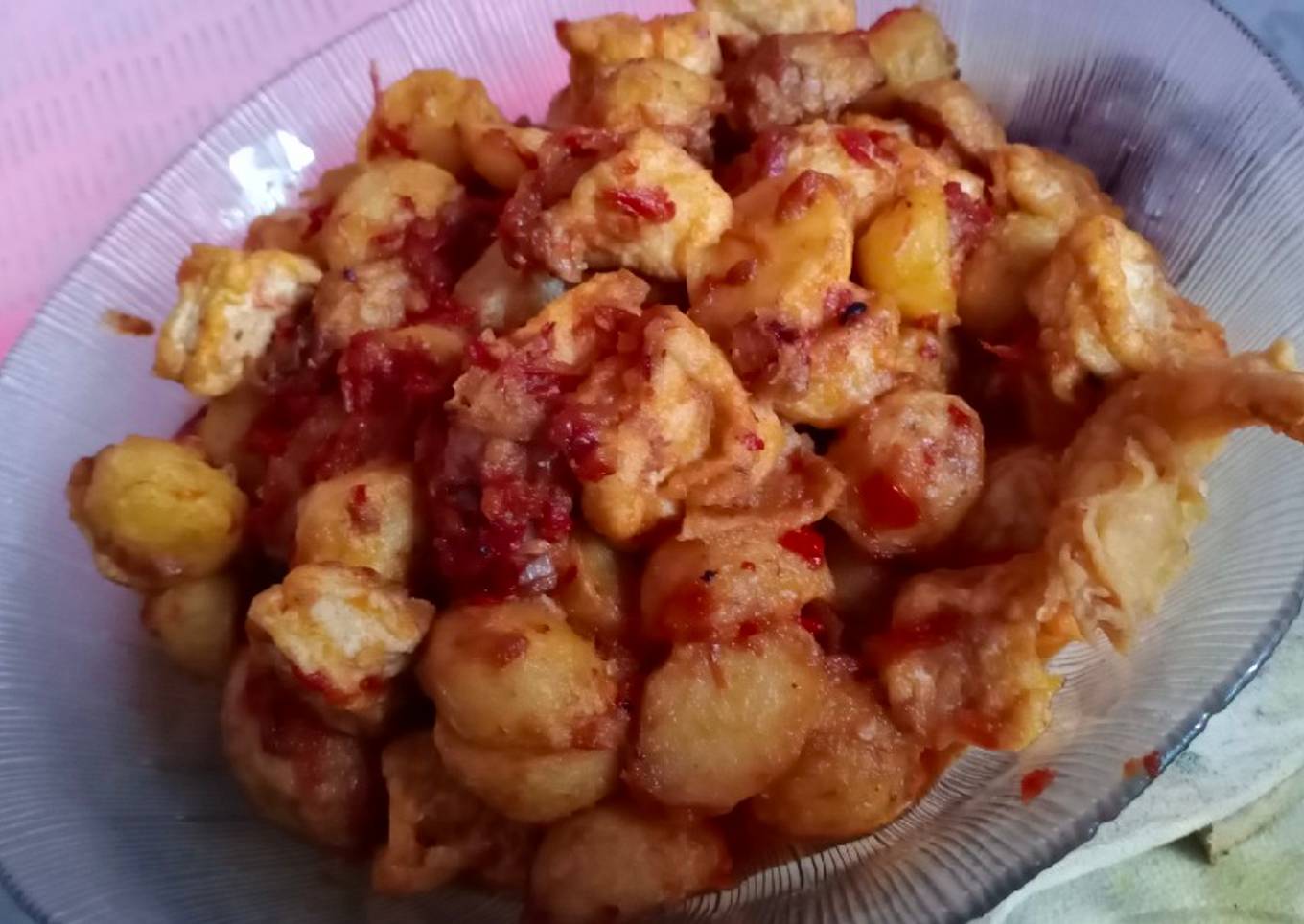 Tumis Kentang Tahu