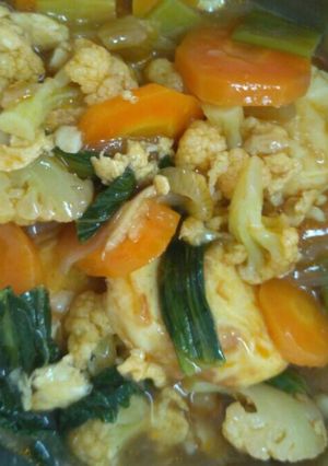 Foto resep Capcay Merah Sederhana
