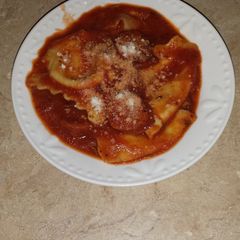 A picture of Sausage Ravioli.