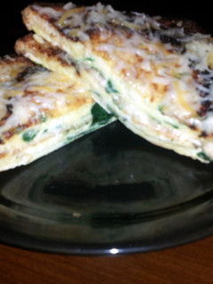A picture of spinach birds nest.