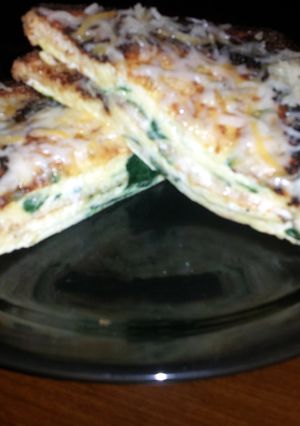 A picture of spinach birds nest.