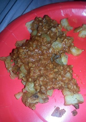A picture of Sloppy Hash.