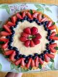 Crostata morbida con crema al limoncello e frutta fresca