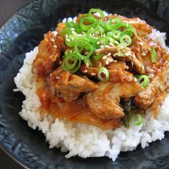 A picture of Canned Mackerel & Kimchi Rice Bowl.
