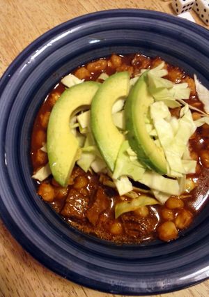 A picture of Crockpot Posole Soup.