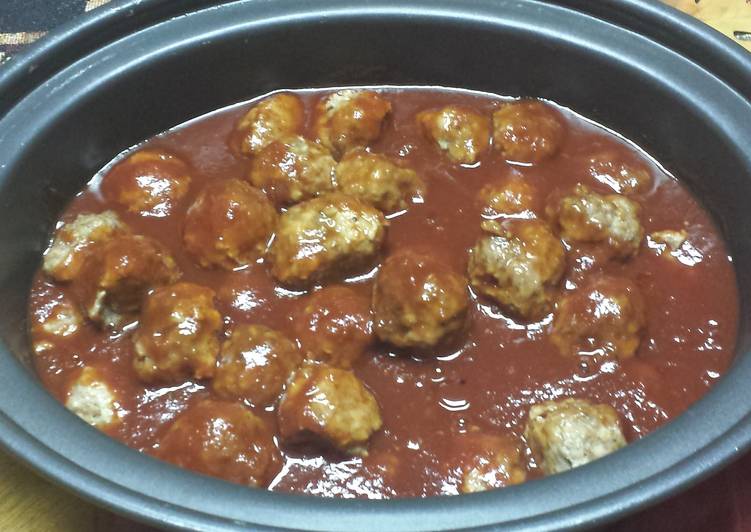 Recipe of Super Quick Homemade Crockpot meatballs