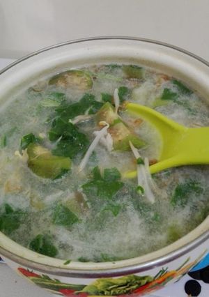 Foto resep Sayur Bobor Sawi Terong