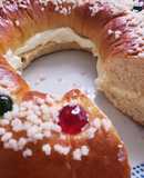 Roscón de Reyes, fácil y delicioso (Con Harina común y sin masa madre)