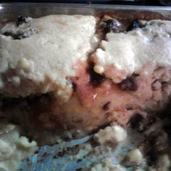 A picture of cornbread pie.