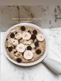 Avena de banano 🍌, frutos secos y arándanos 🌿