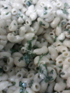 Una foto de Pasta a la crema