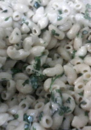 Una foto de Pasta a la crema