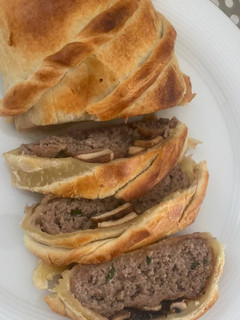 Foto di Polpettone in crosta, con funghi portobello