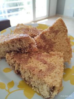 Una foto de "Torta marmolada" de harina de maíz y almidón de maíz