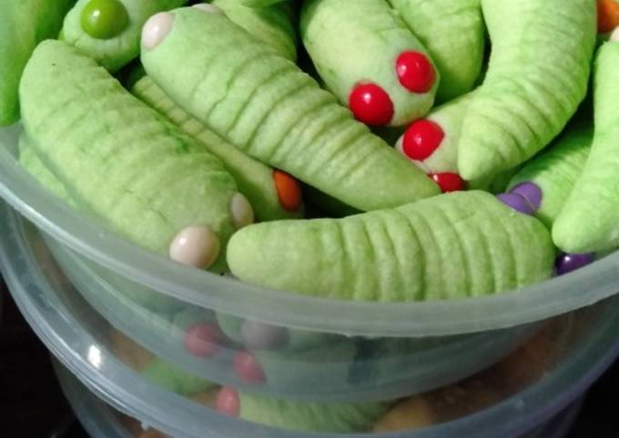 Kue semprit Ulat 🐛